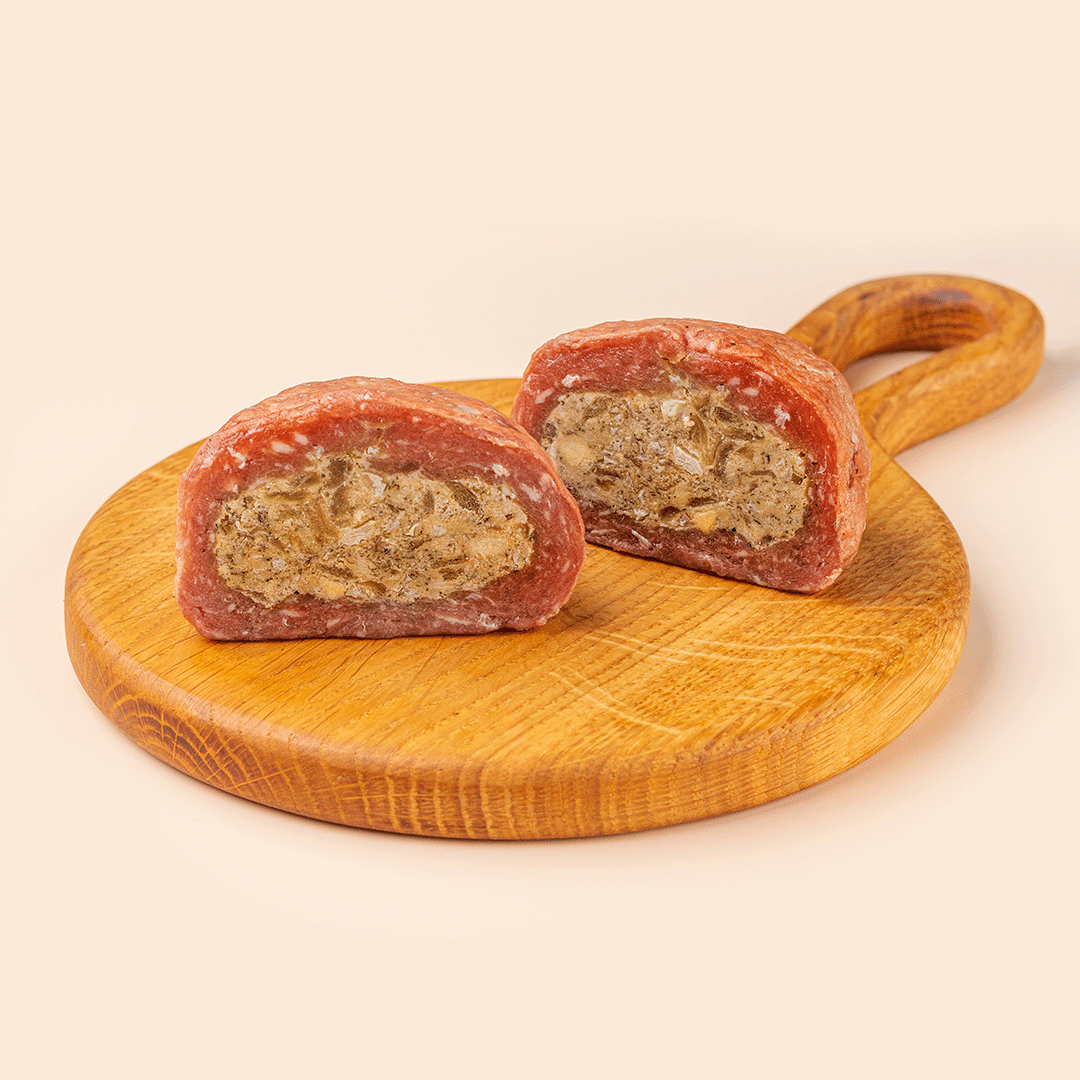 Зразы мясные с яйцом и золотистым луком (полуфабрикат)