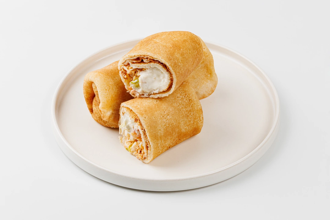 Блинчики Том ям с креветками