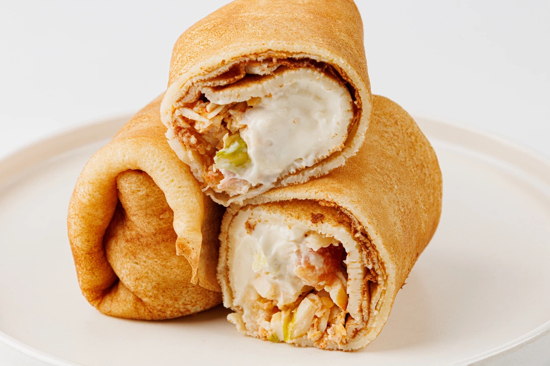 Блинчики Том ям с креветками